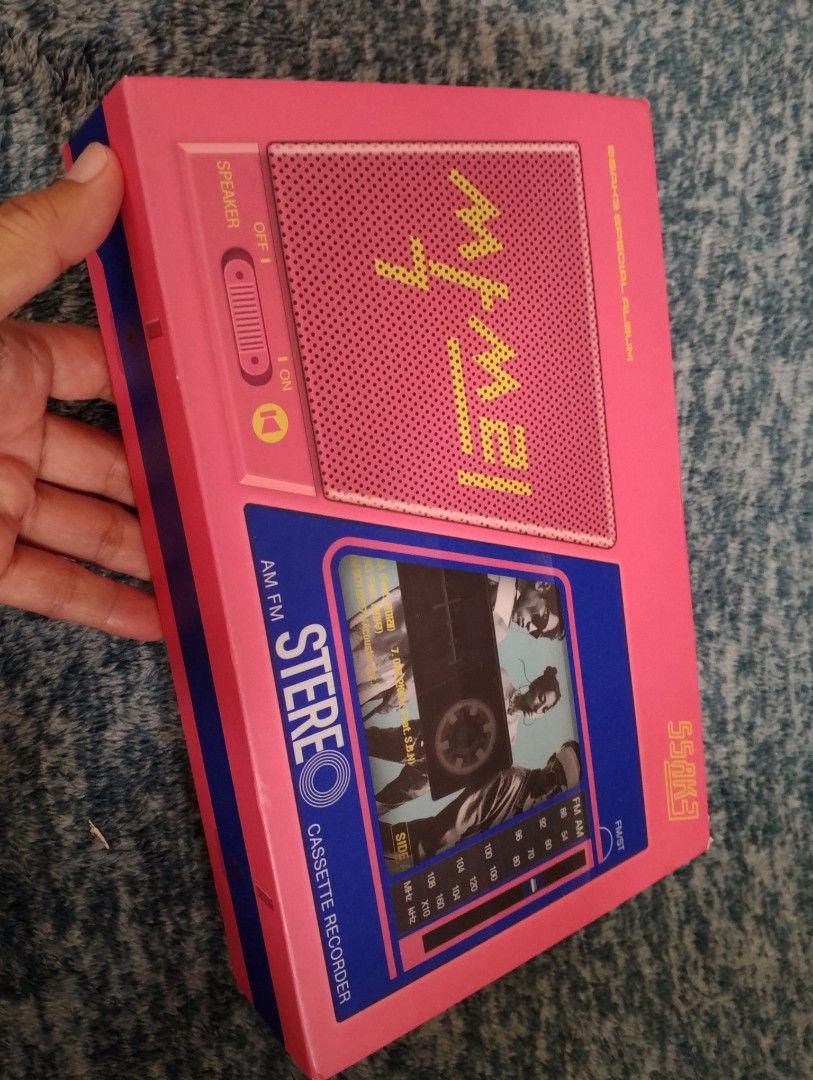 SSAK3 Special Album CD Cassette Set (Category: CDs & DVDs) located in Binangonan. Submitted by stufflikedat (Listing ID 1464980122, Image 1). Description: SSAK3 special album package shaped like a retro cassette recorder. Includes sealed CD & cassette tape, photobook, sticker sheets, mini stands, photo cards, and decorative badges. All items are in original packaging and complete, box in very good condition. Fun collector's item for K-pop fans fo
