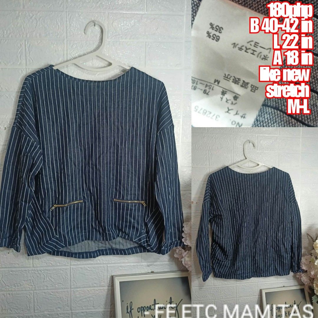 Stripes navy Longsleeve ML (Category: Longsleeves) located in Santa Maria. Submitted by usbrands1987 (Listing ID 1465114615, Image 1). Description: .