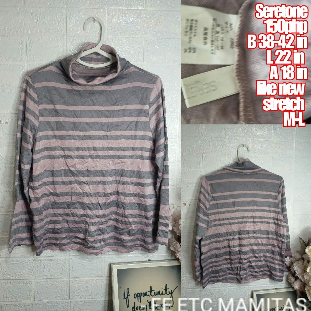 Stripes violet turtleneck Longsleeve ML (Category: Longsleeves) located in Santa Maria. Submitted by usbrands1987 (Listing ID 1465117718, Image 1). Description: .