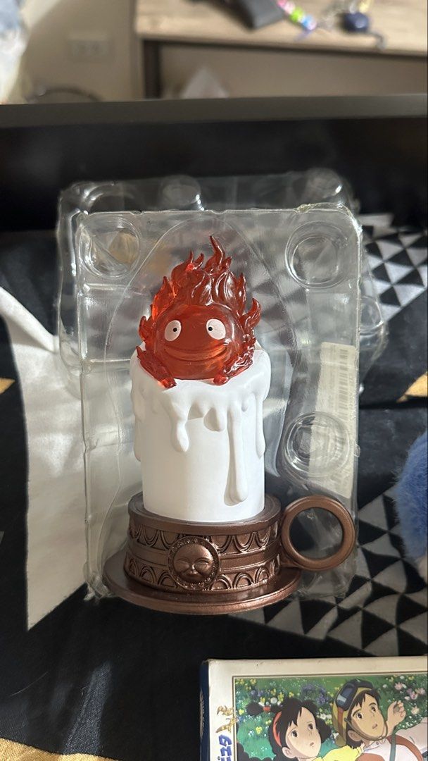 Studio Ghibli (Category: Plushies & Soft Toys) located in Quezon City. Submitted by toyyytopia (Listing ID 1465076142, Image 2). Description: Resin Calcifer Lamp (heavy) included cord - SOLD❌ Mini Puzzles Studio Ghibli Castle in the Sky - P250 Chu Cut Tag Vibrating kinda big sa personal than usual plush - P250 Yubaba Cut Tag Like New Condi - P850 Ponyo Rare Keychain hard to find - P1,200.