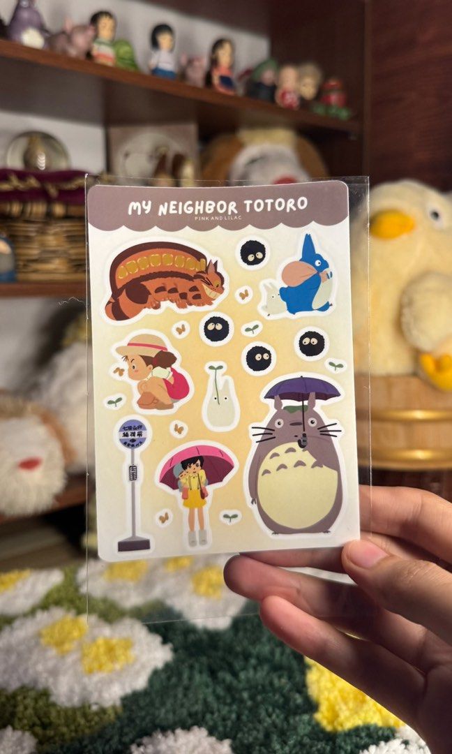 STUDIO GHIBLI - TOTORO STICKER (Category: Stationery & School Supplies) located in Tarlac. Submitted by chihiroshane (Listing ID 1465074789, Image 1). Description: totoro sticker.