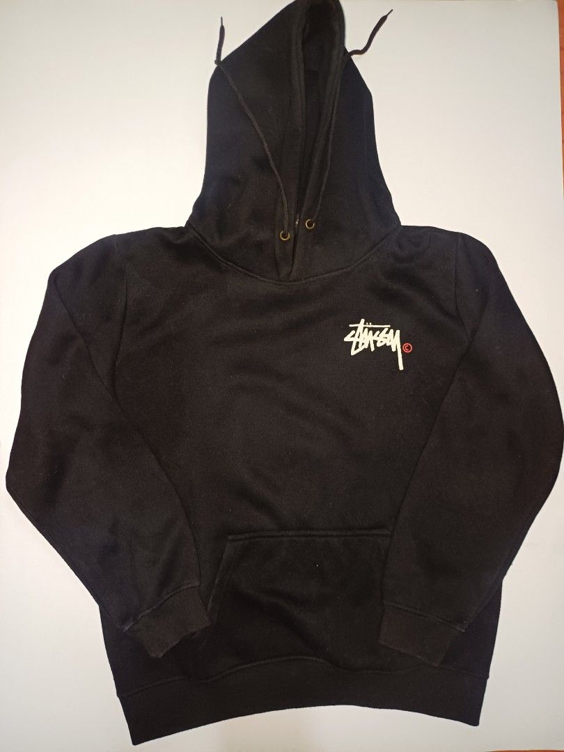 Stussy Black Hoodie (Category: Coats, Jackets and Outerwear) located in Pasig City. Submitted by padillaaub64242 (Listing ID 1465020571, Image 1). Description: - (Off) Stussy hoodie - Size L 22×26 inches.