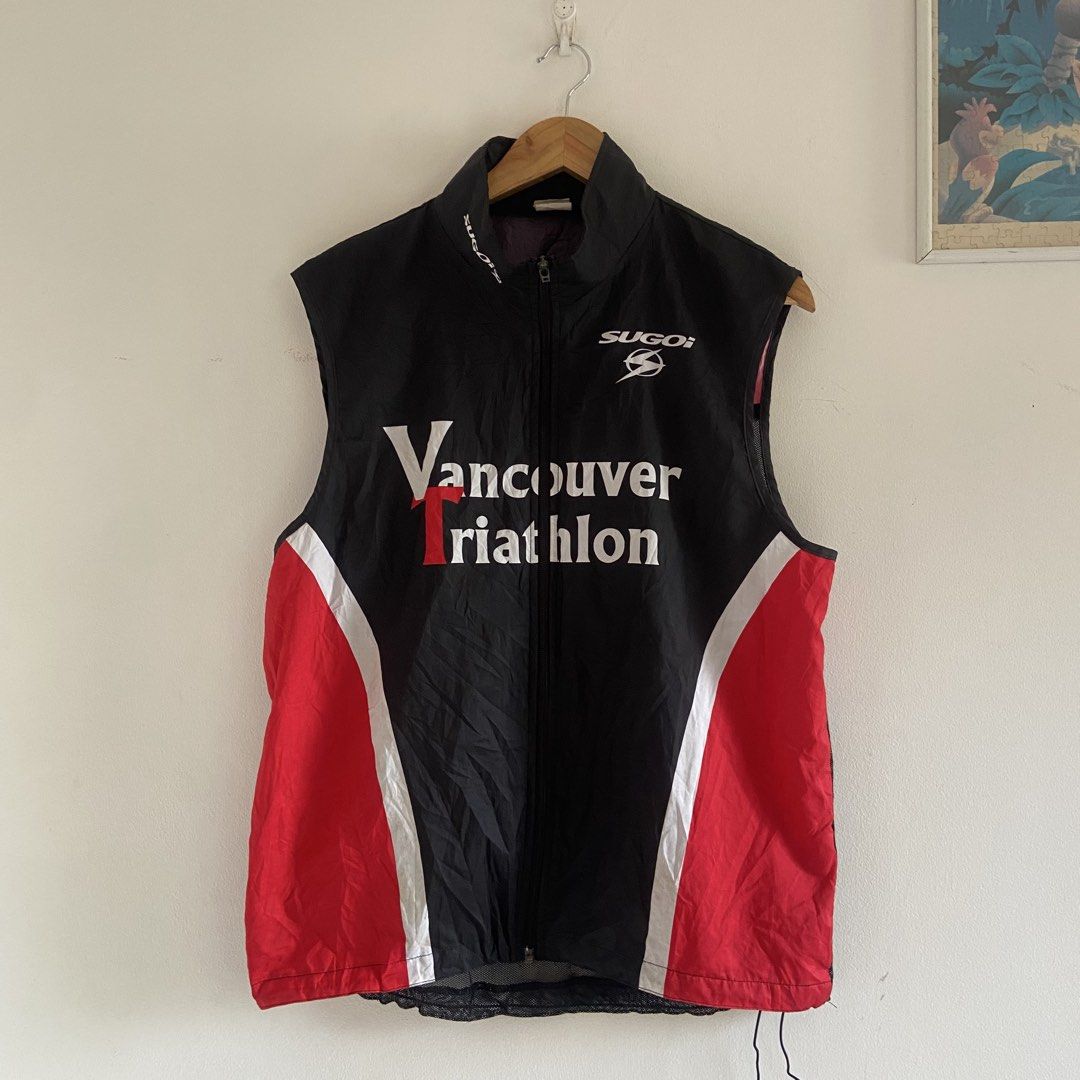 Sugoi Vancouver Triathlon Athletic Wind Vest (Category: Activewear) located in Angeles City. Submitted by eriellynnthrifts (Listing ID 1465083376, Image 1). Description: 23x28 on tag Good Condition. See photo for details 410 Angeles City Pampanga.