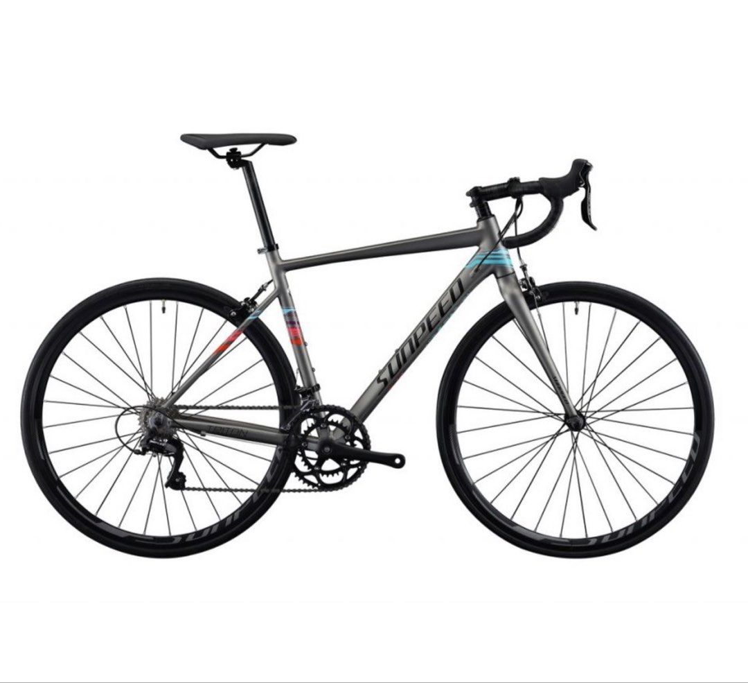Sunpeed Triton (Grey) (Category: Bicycles) located in Cebu City. Submitted by monicaalcudia (Listing ID 1465028316, Image 2). Description: Price: 12k negotiable Condition: All stock parts from 2021, few scratches Size: 44 (user is 5’1) Freebies: bell, top tube bag, bike light, bottle cage Meetup or delivery: can bring bike to you within cebu city RFS: No time to bike SUNPEED TRITON 700C (GREY) FRAMESET FRAME: SUNPEED TRITON Aluminium Frame 700C F
