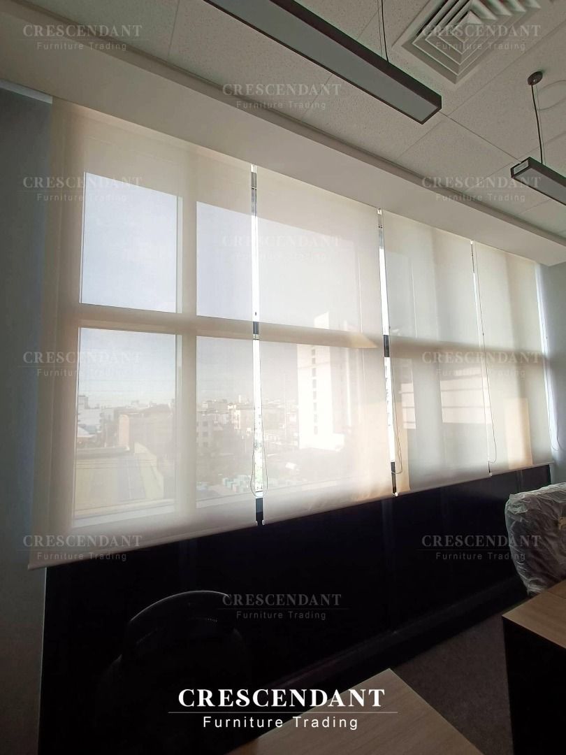 Sunscreen Roll Up Window Blinds (Category: Office Furniture & Fixtures) located in Pasig City. Submitted by abicft (Listing ID 1465023436, Image 2). Description: (THE PRICE IS FOR POSTING PURPOSES ONLY) CUSTOMIZE BLINDS 📌 FREE QUOTATION! 📌 FREE SITE VISIT & FREE ESTIMATE within Metro Manila 📌 FREE 2D AND 3D LAYOUT or you can send us your measurement/layout. 📍 Other products: ✅ Office Partition ✅ Steel Cabinet ✅ Office Chair ✅ Window blinds ✅ 