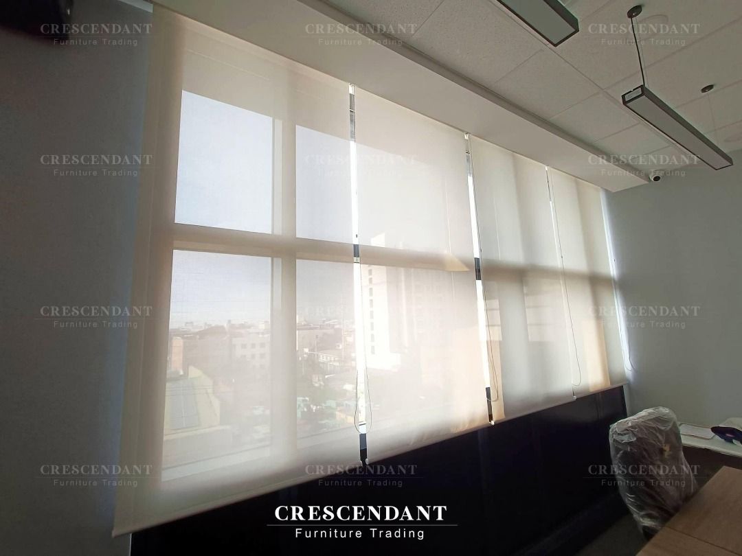 Sunscreen Roll Up Window Blinds (Category: Office Furniture & Fixtures) located in Pasig City. Submitted by abicft (Listing ID 1465023436, Image 1). Description: (THE PRICE IS FOR POSTING PURPOSES ONLY) CUSTOMIZE BLINDS 📌 FREE QUOTATION! 📌 FREE SITE VISIT & FREE ESTIMATE within Metro Manila 📌 FREE 2D AND 3D LAYOUT or you can send us your measurement/layout. 📍 Other products: ✅ Office Partition ✅ Steel Cabinet ✅ Office Chair ✅ Window blinds ✅ 