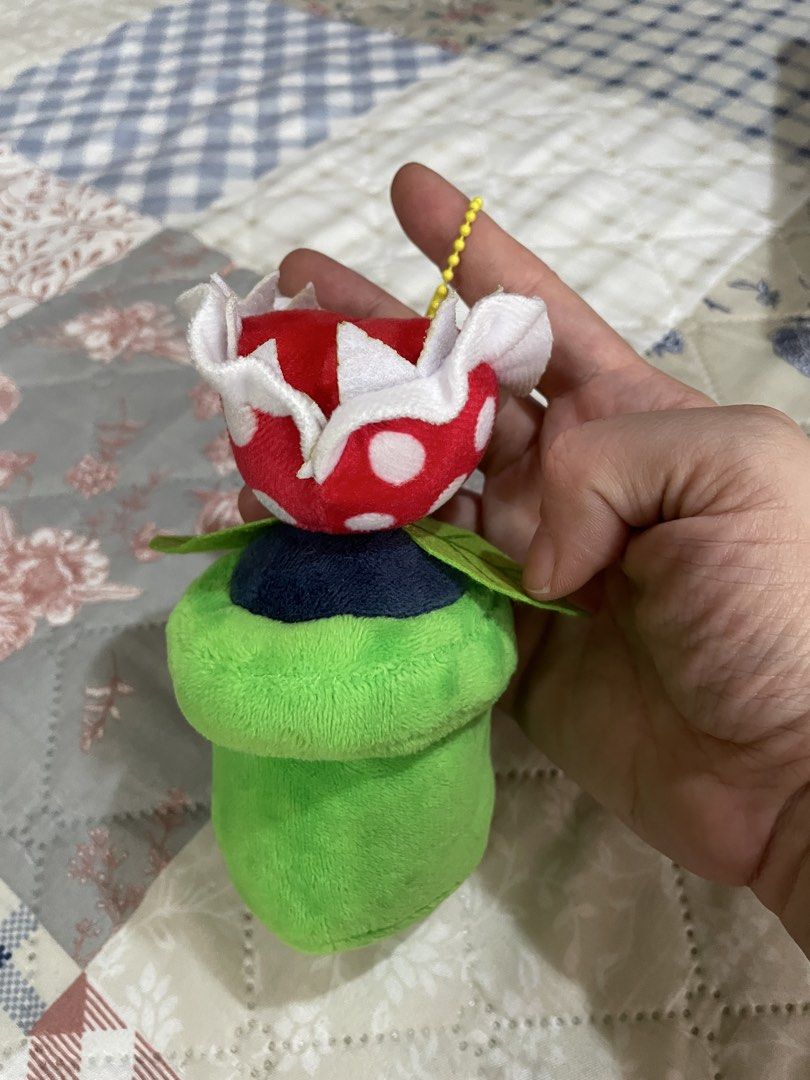 Super Mario plant plush bag charm (Category: Plushies & Soft Toys) located in Quezon City. Submitted by sylviafindsph (Listing ID 1465039148, Image 1). Description: 🍄lightly used 🍄on hand, Ship via lalamove or jnt 🍄NO COD , item must be fully paid before pick up 🍄you may read reviews for seller authenticity Reminders: 📎 Please manage your expectations for used/vintage items. 📎 Prices listed are final. However we offer additional discount or