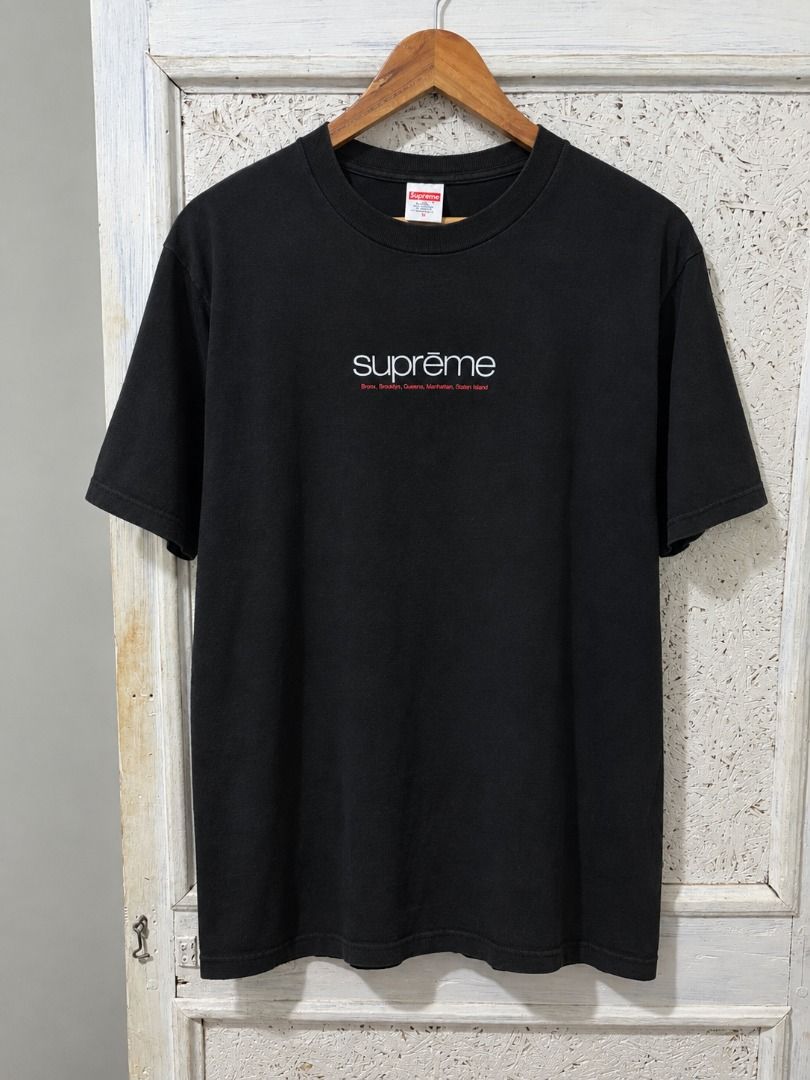Supreme Five Boroughs - SS21 (Category: Announcements) located in Caloocan City. Submitted by blackrainxd (Listing ID 1465134434, Image 1). Description: Excellent Condition Size M on tag Width 20.5 Length 27 Color rate 9/10 Hairlines, check last pic 550 + Shipping fee Tuguegarao City, Cagayan 📍.