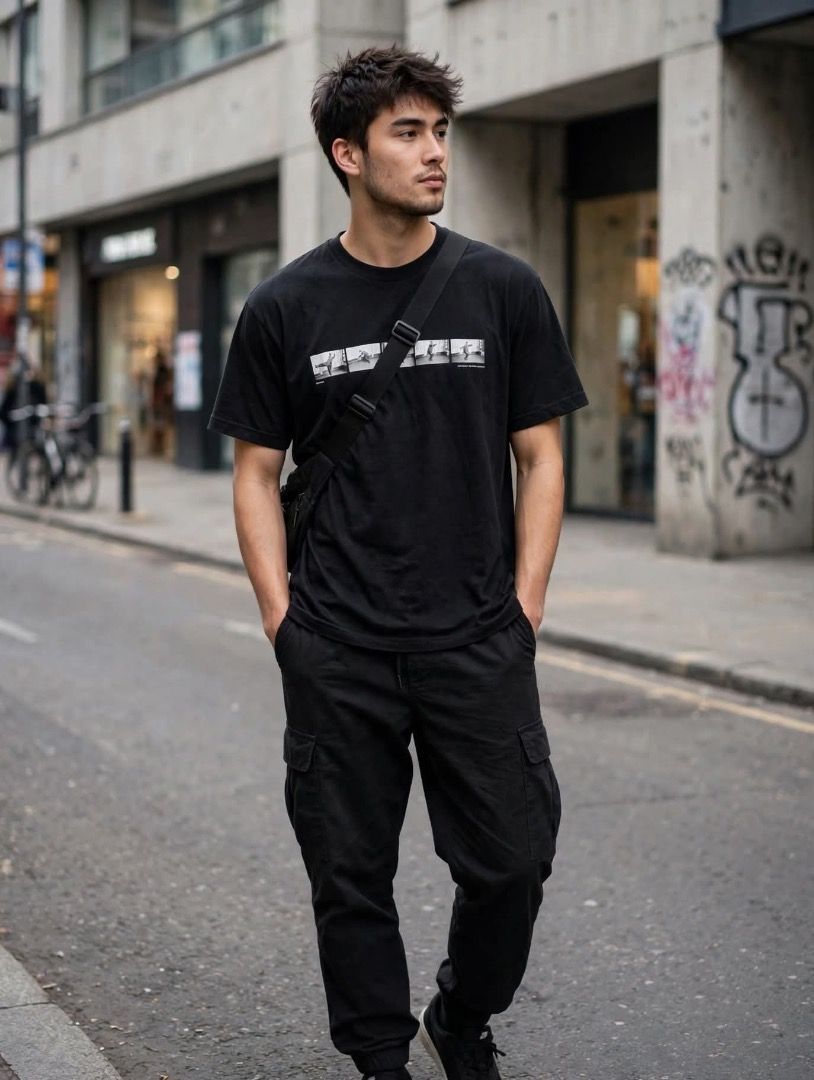 Supreme Milford Graves Tee Black (Category: Tshirts & Polo Shirts ) located in Bislig. Submitted by zeazanayos15674 (Listing ID 1465063769, Image 1). Description: - Brand/Model: Supreme Milford Graves Tee - Color: Black - Size: Large (L) - Design: Graphic print on chest, detailed artwork and box logo on the back - Material: Clean cotton fabric - Style: Ideal for daily streetwear fits.