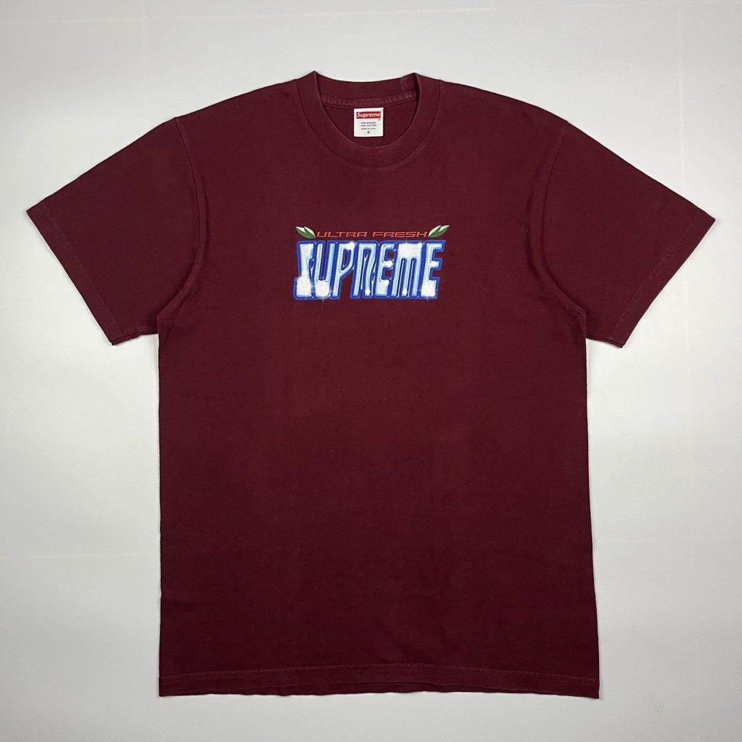 Supreme Ultra Fresh Tee (Category: Tshirts & Polo Shirts ) located in Puerto Princesa. Submitted by paradise5300 (Listing ID 1465131917, Image 1). Description: Supreme Ultra Fresh Tee Tagged Size: Small Dimensions Inches length: 27 Inches width: 19.5 Condition: Very good Color rate: 9.5 Flaws: Hairline cracks 1,399 shipping fee is not yet included. .