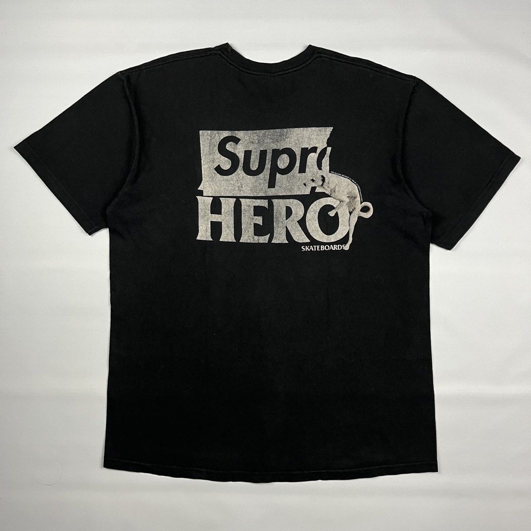 Supreme x Antihero Dog Tee (Category: Tshirts & Polo Shirts ) located in Puerto Princesa. Submitted by paradise5300 (Listing ID 1465120670, Image 1). Description: Supreme x Antihero Dog Tee Tagged Size: Large Dimensions Inches length: 29 Inches width: 22 Condition: Very good Color rate: 9.5 Flaws: Cracks 1,399 shipping fee is not yet included. .