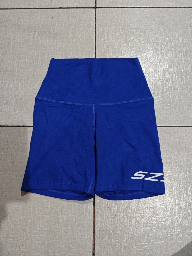 SZEP Blue Athletic Biker Shorts Size S (Category: Activewear) located in Manila. Submitted by lilianapat52117 (Listing ID 1465107849, Image 1). Description: SZEP BIKE SHORT BLUE SMALL WAIST 22-26 LENGTH 15½ VGUC NO ISSUES 250.