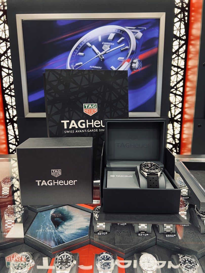 TAG Heuer Formula 1 Chronograph 43mm CAZ1010.FT8024 (Category: Luxury Watches) located in Cebu City. Submitted by gibo09 (Listing ID 1465006826, Image 1). Description: TAG Heuer Formula 1 Chronograph 43mm CAZ1010.FT8024 Like New! Only wore around 10 times. Reason For Selling: It looks big in my wrist, mostly nowadays that I am now into running and my weight drops. Always wearing my Garmin watch. Used it only few times since I bought it in Europe.
