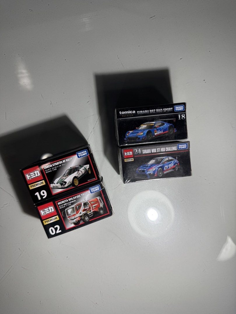 Takara Tomy Tomica Premium (Each or Set) (Category: Vehicle & Diecast Models) located in Quezon City. Submitted by garagetoyz01 (Listing ID 1465067382, Image 1). Description: Takara Tomy Tomica Premium (Each or Set) Each - 600 Set - 2000 Metro Manila 🛵 Delivery via Lalamove Delivery Fee Shouldered by Buyer Mode of Payment : Gcash or Cash 🔵⚪️ PM for Details if Interested.