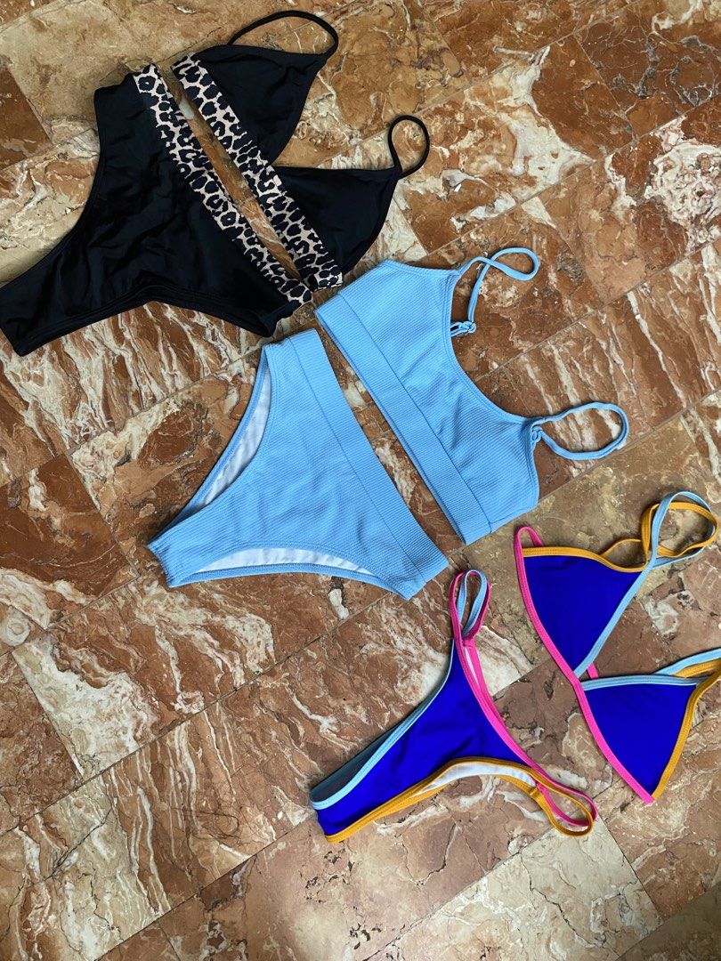 (TAKE ALL) BN BIKINI (Category: Bikinis & Swimsuits) located in Pasig City. Submitted by minnie.12 (Listing ID 1465136730, Image 1). Description: Waist: 24-26 Bras with pads 📍Pasig city 🚛 jnt / lalamove shouldered by buyer MOP: GCash.