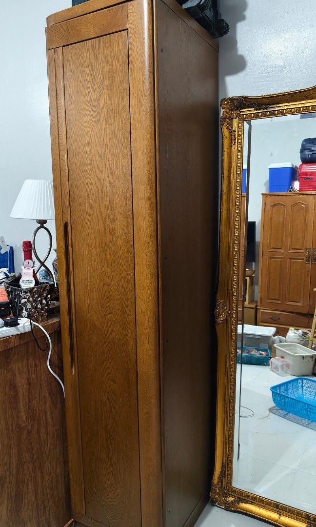 Tall cabinet (Category: Shelves, Cabinets & Racks) located in Batangas. Submitted by mayfleurdelisvaso (Listing ID 1464974419, Image 2). Description: 22 1/2 x18 x 81 inch real wood.