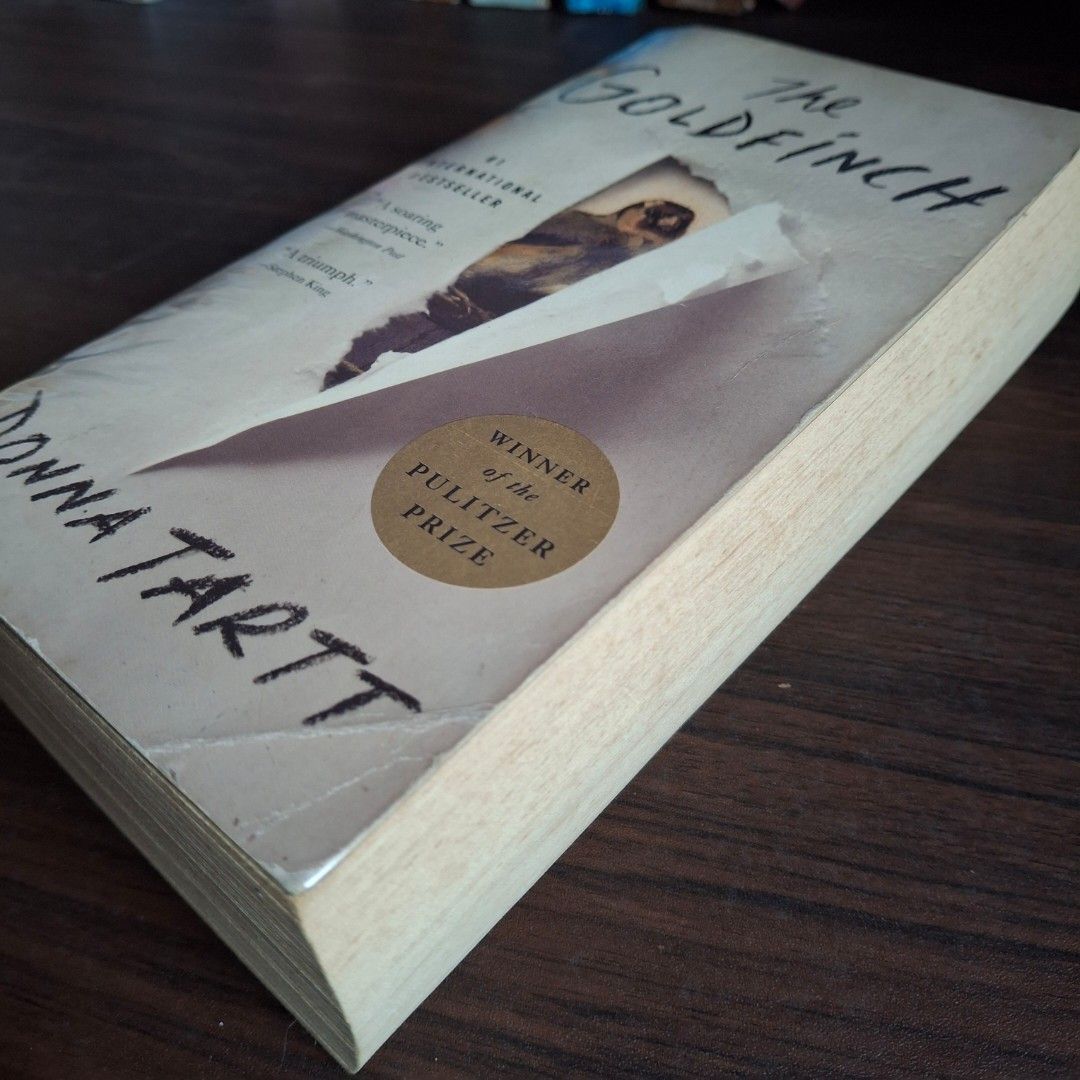 The Goldfinch by Donna Tartt (Category: Storybooks) located in Caloocan City. Submitted by mei56313 (Listing ID 1465024021, Image 3). Description: - with tanning and foxing, as well as spine creasing; manage your expectations.