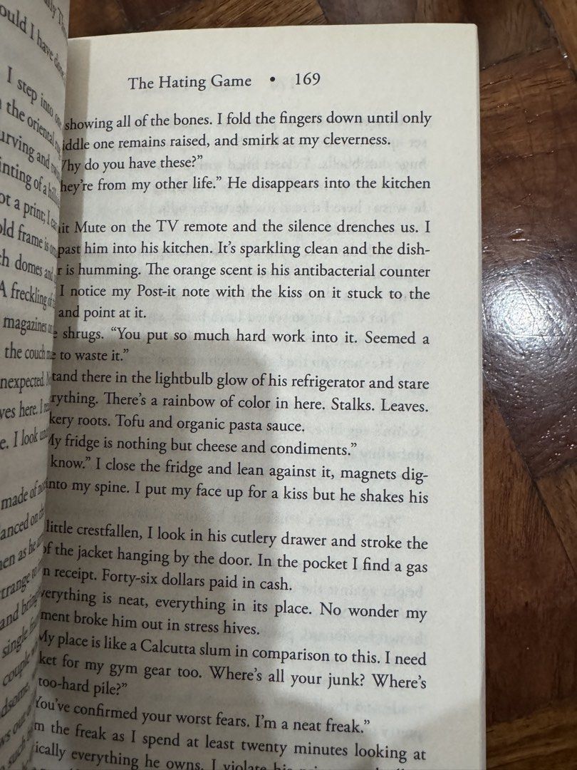 The Hating Game by Sally Thorne Novel (Category: Storybooks) located in Paranaque City. Submitted by monduffcloset (Listing ID 1465104964, Image 3). Description: •Original Price= $15.99 ≈ ₱1,002.96 •Condition: Readable pages with only slight yellowing on edges •Genre: Romance •rfs: Decluttering.