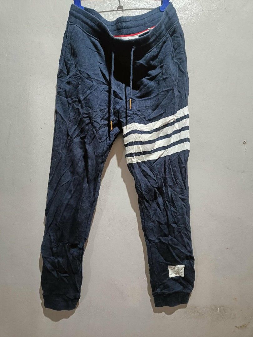 Thom Browne (Category: Joggers) located in Pozorrubio. Submitted by aaaliyahselections (Listing ID 1465058412, Image 1). Description: Thom Browne Size 0 w/pockets Color rate 10/10 REMINDERS: 📌Very good condi. 📌Color may vary due to lighting 📌Click each photo for the DETAILS & PRICE ❌️No Return ❌️No Cancellation ❌️No Bogus 📍Payment First VIA G-CASH Location: Pozorrubio Pangasinan We ship NATIONWIDE🚚 Via J&T HAPPY OLSHOPPING😍.