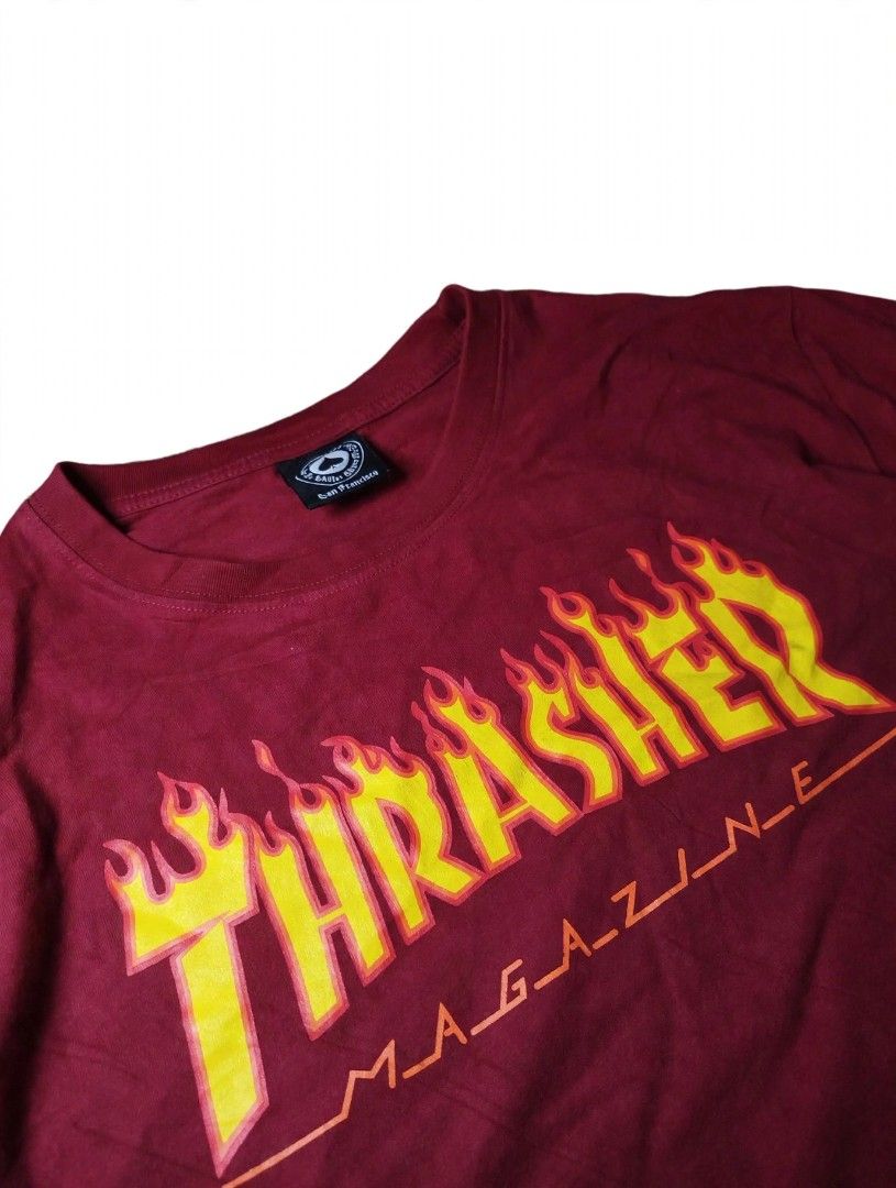 Thrasher magazine shirt 🔥 (Category: Tshirts & Polo Shirts ) located in Cadiz. Submitted by lyle_ejes0120 (Listing ID 1464976507, Image 2). Description: THRASHER MAGAZINE 🔥 Dimes Length 26 Width 21 excellent condition color rate 9.5/10.
