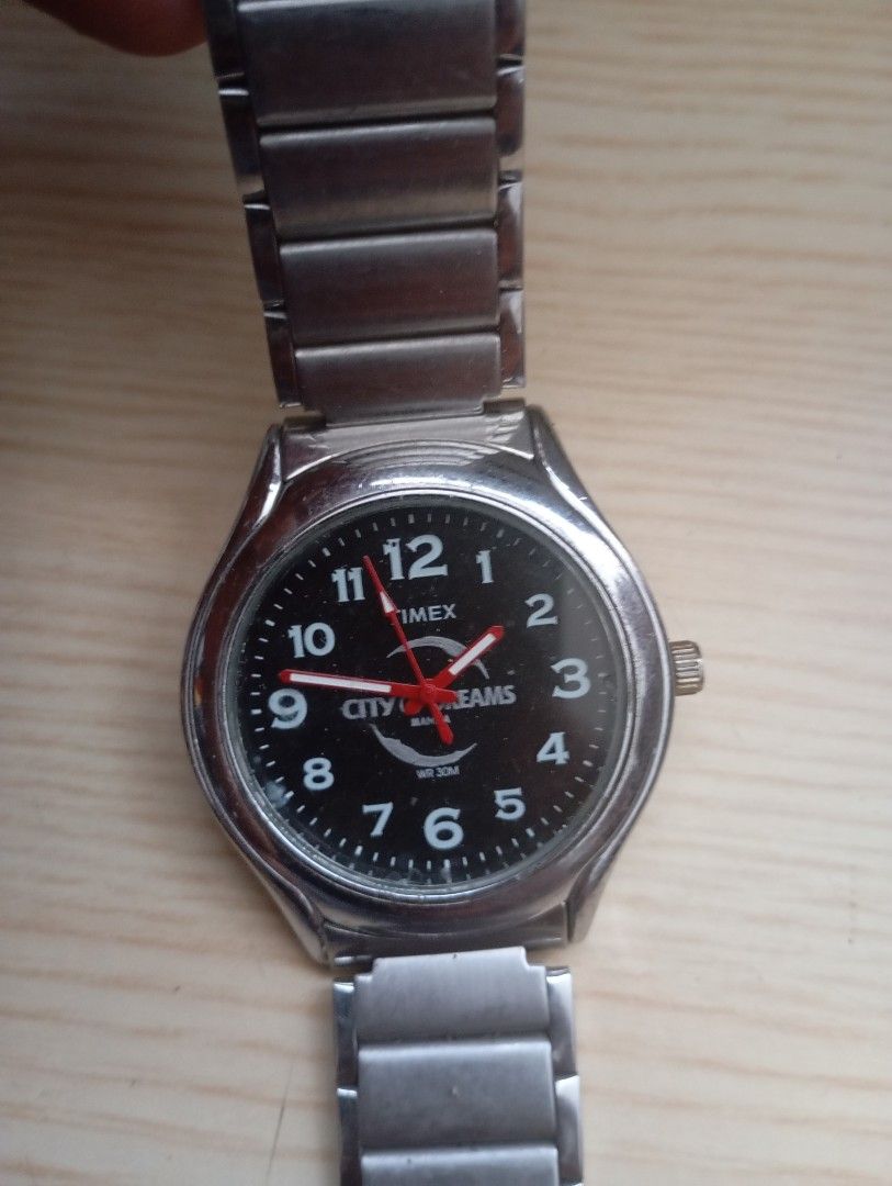 Timex cod (Category: Men's Watches) located in Las Pinas. Submitted by quick_deals_great_finds2 (Listing ID 1465018649, Image 1). Description: Original good working condition Quartz with battery 38mm.