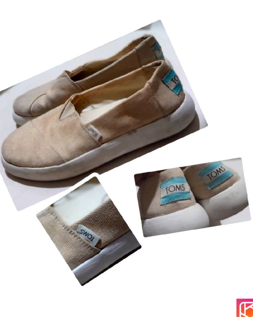 Toms Shoes (Category: Sneakers) located in Batangas. Submitted by norskieshoppe (Listing ID 1465098863, Image 1). Description: sz 7/ 24 cm canvas made.