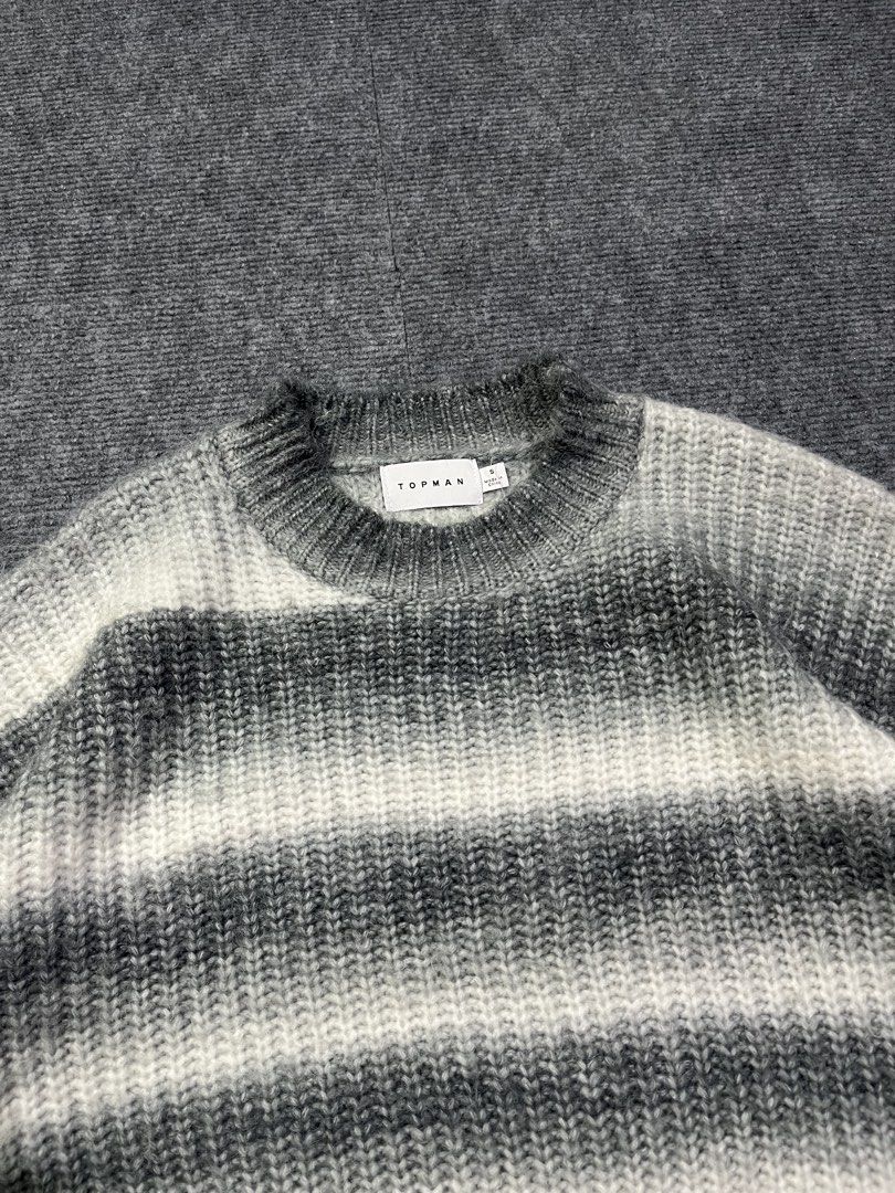 Topman Knitted Sweater (Category: Coats, Jackets and Outerwear) located in Manila. Submitted by maasnathan97346 (Listing ID 1464982740, Image 3). Description: Topman Knitted Sweater Size Small Best fit Large Width 24 Length 27 Boxy Fit Excellent Condition Location Laguna Jnt Ship Plus Sf .