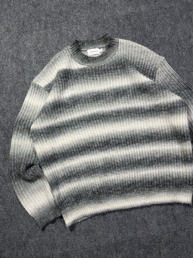 Topman Knitted Sweater (Category: Coats, Jackets and Outerwear) located in Manila. Submitted by maasnathan97346 (Listing ID 1464982740, Image 2). Description: Topman Knitted Sweater Size Small Best fit Large Width 24 Length 27 Boxy Fit Excellent Condition Location Laguna Jnt Ship Plus Sf .