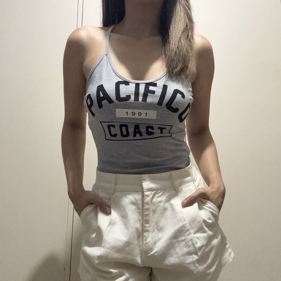 Topshop Gray Tank Bodysuit (Category: Sleeveless) located in Antipolo. Submitted by nicnicbg (Listing ID 1465039022, Image 1). Description: .