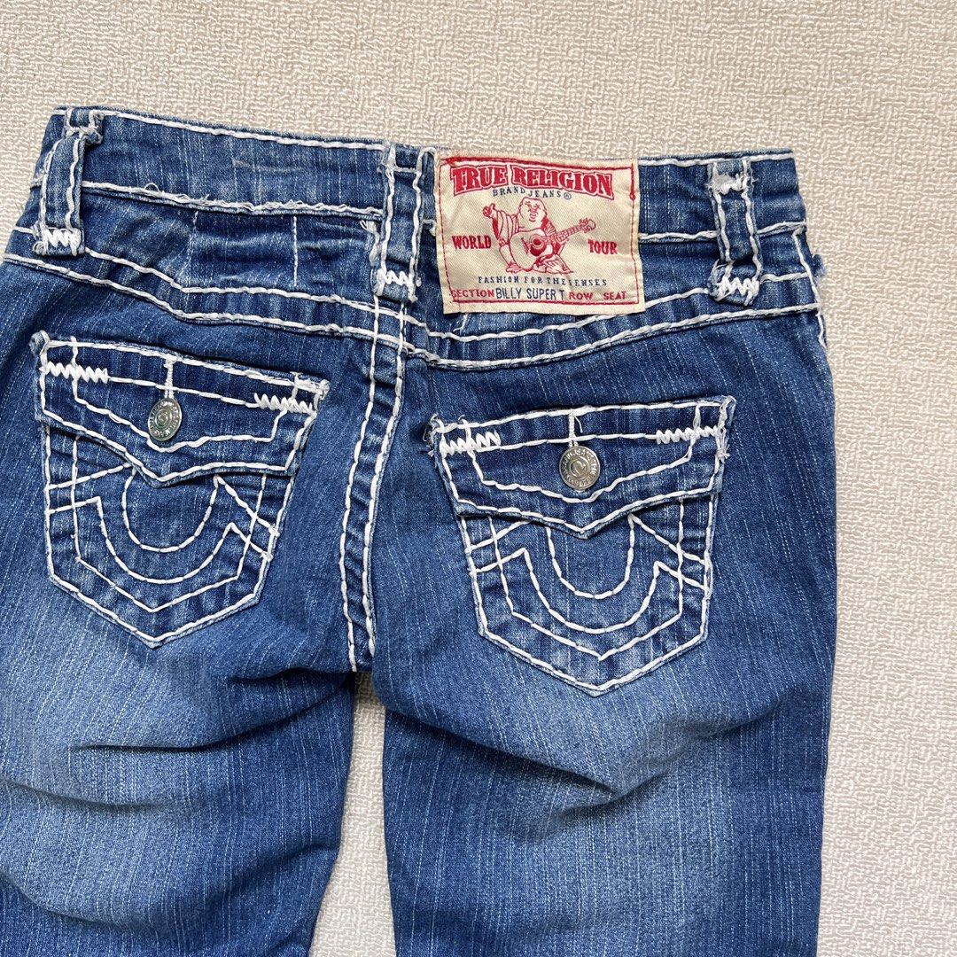 true religion bootcut denim pants (Category: Jeans) located in Limay. Submitted by budolfindsrawrawr (Listing ID 1465079121, Image 3). Description: true r3ligi0n bootcut denim pants - w25/27 r7 h17 l34 lo6 .