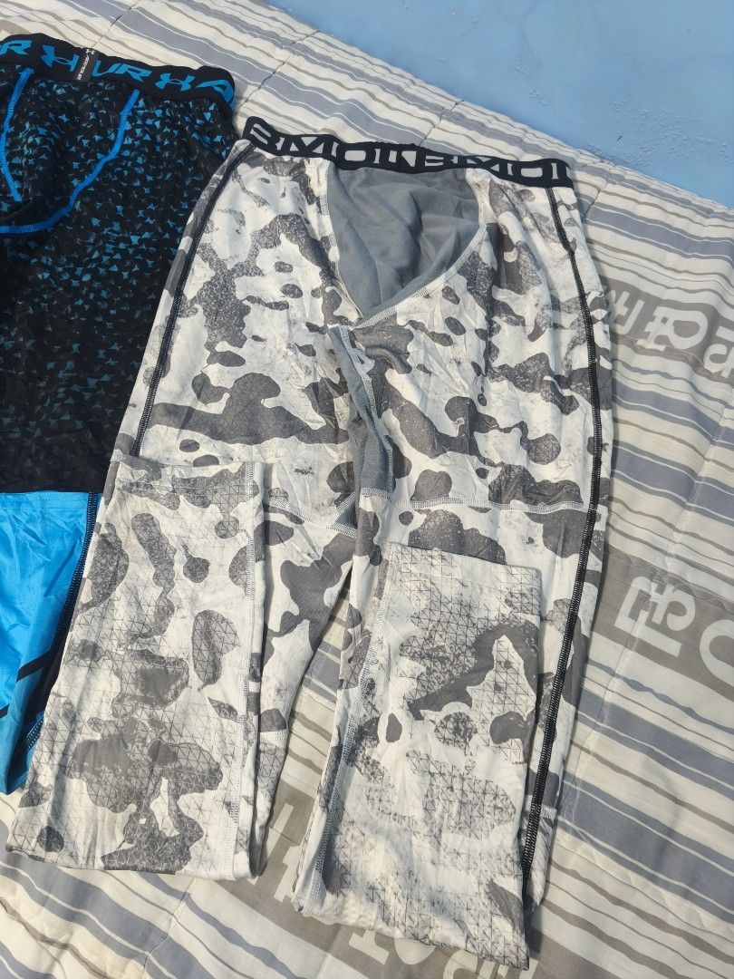 Under Armour Compression Leggings Bundle (Category: Activewear) located in Banate. Submitted by StGoodies (Listing ID 1464978387, Image 3). Description: Manage your expectations Waistline Nasa Picture Blue Lenght 36.5 Camou White Lenght 37 No issue Excellent Condition Plus Shipping Fee .