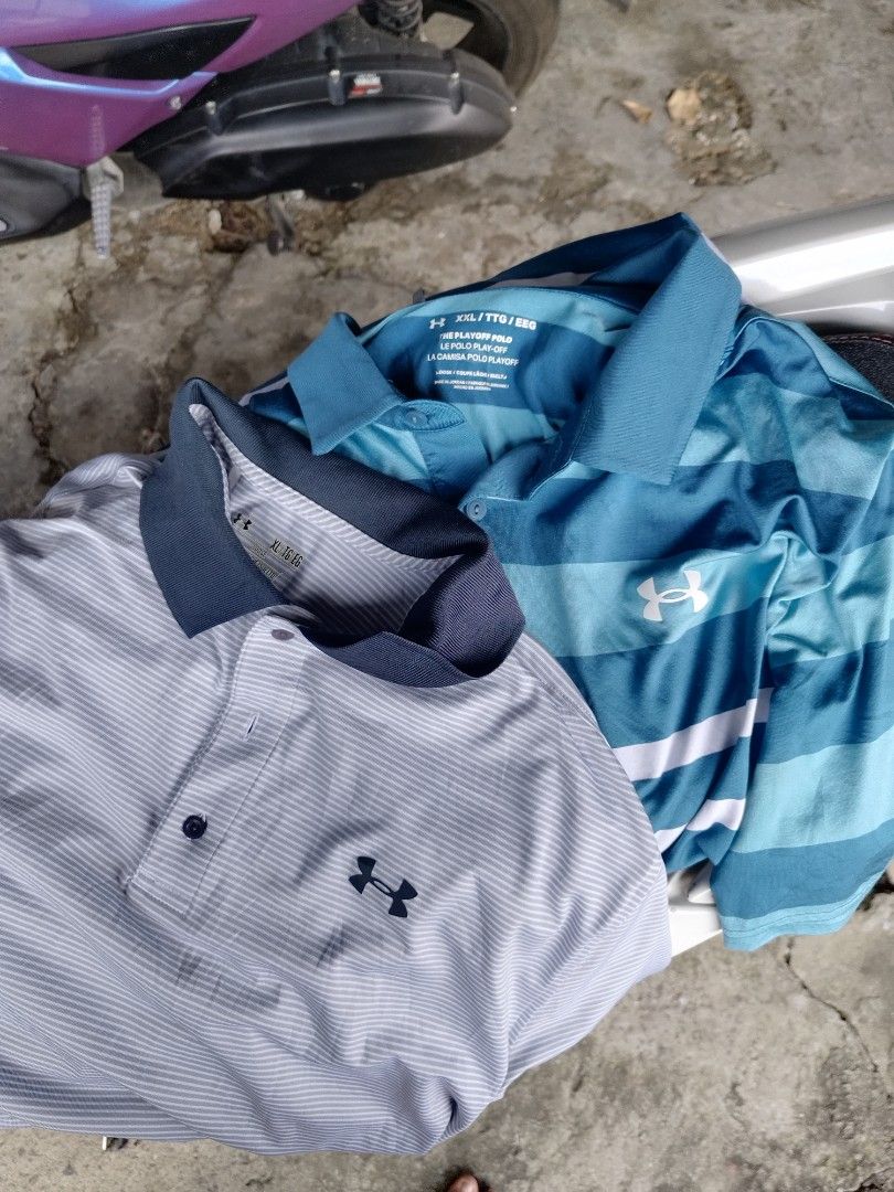 UNDER ARMOUR POLO SHIRT (Category: Tshirts & Polo Shirts ) located in Bulacan. Submitted by side.hustle11 (Listing ID 1465008287, Image 1). Description: UNDER ARMOUR POLO SHIRT Xl- xxl 23x29 GOOD AS NEW PAREHAS LOC BULACAN 550 EACH.