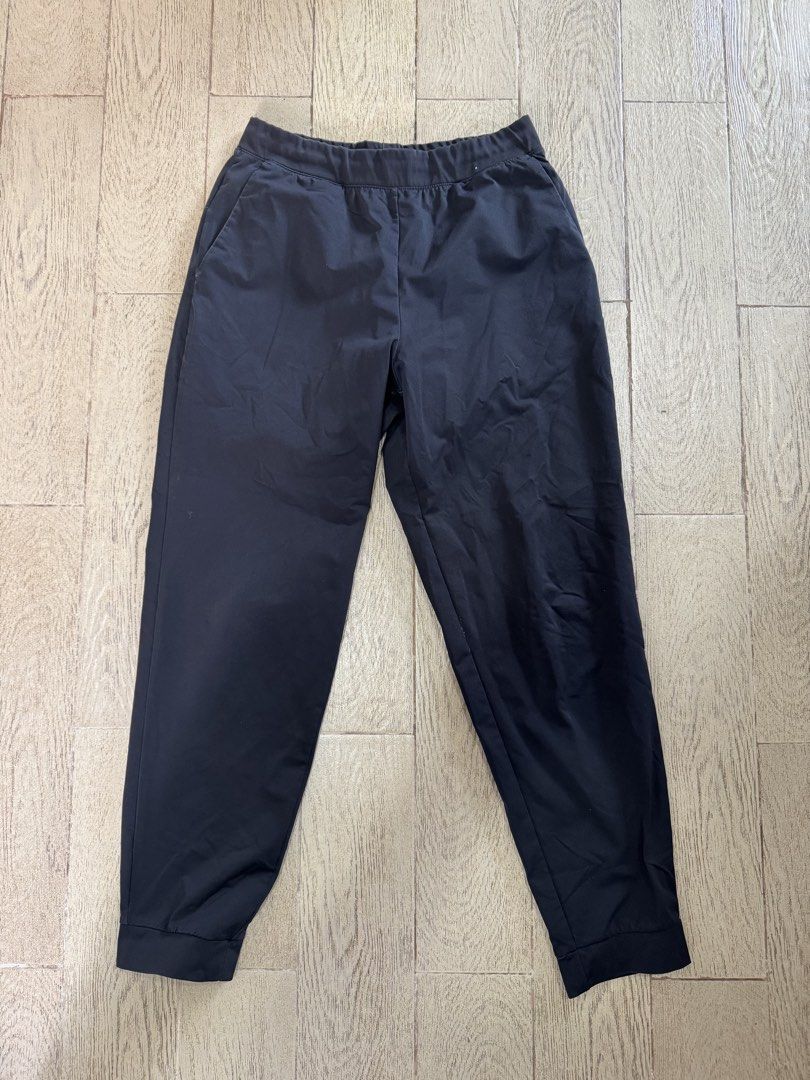 Uniqlo Black Polyester Jogger Pants Size M (Category: Joggers) located in Quezon City. Submitted by turak2020plus1 (Listing ID 1464970057, Image 1). Description: - Brand: Uniqlo - Item: Black Jogger Pants - Size: M (Best for waist 63-69 cm) - Material: 100% lightweight polyester - Features: Elastic waistband and convenient side pockets - Condition: Excellent, clean overall with no obvious flaws RFS: Decluttering Meet up or Via Courier SF care of 