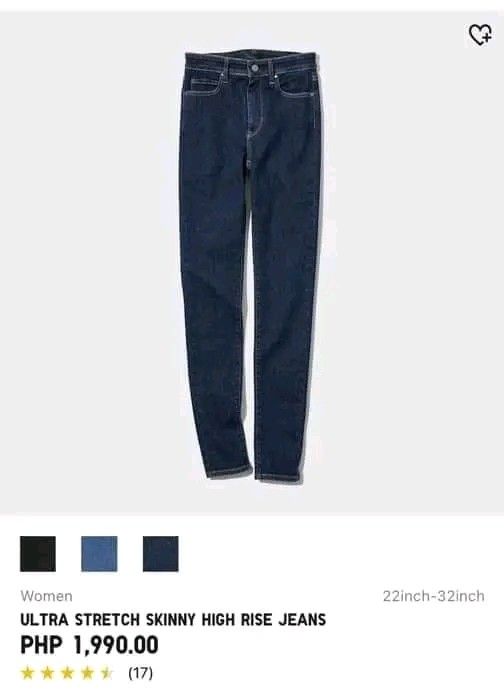 Uniqo pants (Category: Jeans) located in Manila. Submitted by safewhale-01f4 (Listing ID 1465085810, Image 1). Description: uniqlo denim pants small.