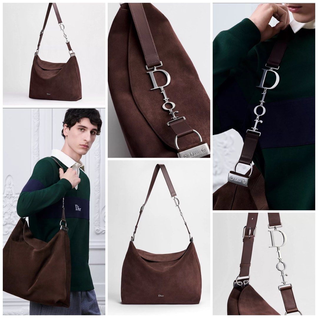 Unisex Hobo Suede Bag (Category: Sling Bags) located in Malolos. Submitted by cheerz21 (Listing ID 1465005947, Image 1). Description: Preowned D!orly Hobo Bag with dust bag Brown Suede leather; Heat stamped logo Metal Strap Logo; Magnetic button closure CODED; Top Notch/ OG quality Dimensions: 39 x 31 x 10 cm (Length x Height x Width) Silver Hardware No return, no exchange. If in doubt, don’t buy. Let’s not waste each other’s time. * Disclaimer: 