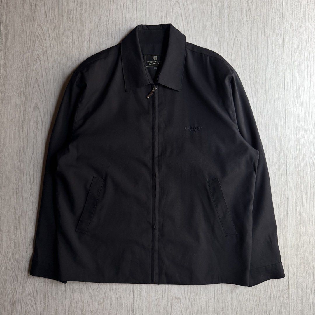 University of Cambridge Zip up Jacket (Category: Coats, Jackets and Outerwear) located in Zamboanga. Submitted by rustic.rev (Listing ID 1465167621, Image 1). Description: University of Cambridge Zip up Jacket Very good condition Tagged: 100 fits L Actual Measurements: Pit to pit: 23” Length: 27.5” Shoulders: 19.5” Sleeves length: 23.5”.