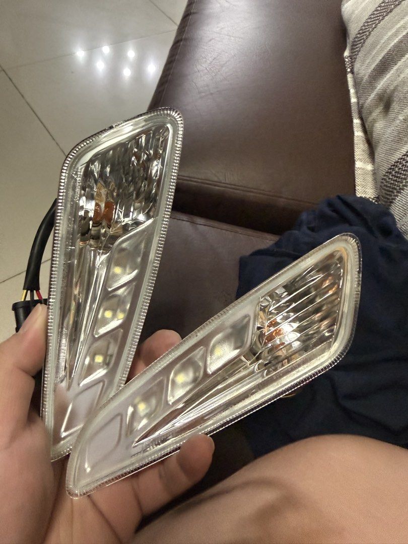Vespa Stock Parts (Category: Other Motorcycles Parts and Accessories) located in Quezon City. Submitted by hanzpascua (Listing ID 1465105967, Image 3). Description: Vespa Sprint Stock Parts From Sprint 2023 Model (3k+ ODO) Stock shocks - 2500 Tail Light - 2000 F/R Winkers/Signal Light - 2800 Exhaust Cover - 800 Loc: Fairview, QC.