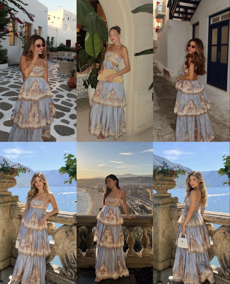 Vintage Long Dress (Category: Dresses) located in Dasmarinas. Submitted by shoppingaccount__ (Listing ID 1465025679, Image 3). Description: size medium on tag ( can fit small ) 33-35 bust size 26-29 waistline.