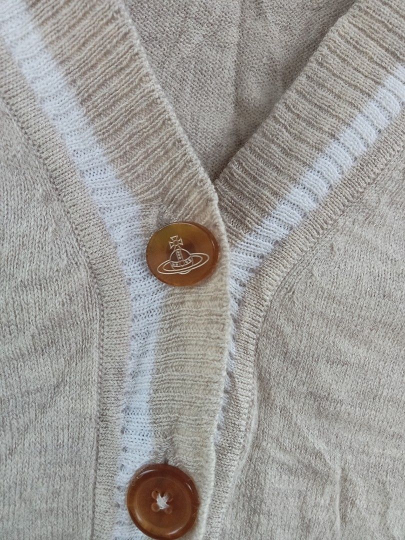 Vivienne Westwood cardigan (Category: Luxury Accessories) located in Manila. Submitted by chinoluxx (Listing ID 1465033501, Image 3). Description: Good asnew No issue Size small.