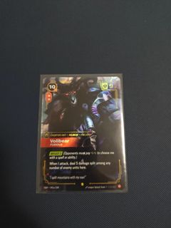 Riftbound 2025 League of Legends Volibear Trial Deck Sample #158, Toys ...
