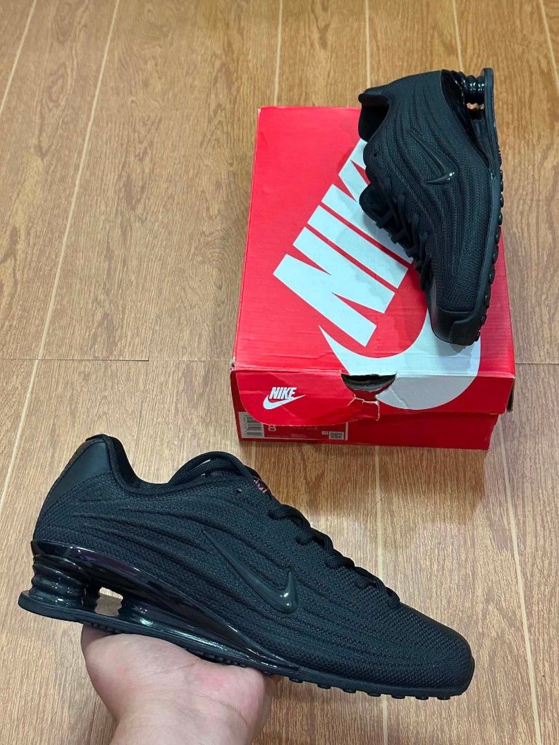W Nike Shox Z Black (Category: Sneakers) located in Manila. Submitted by ajaaafightt (Listing ID 1465122734, Image 1). Description: For sale! W Nike Shox Z Black -Size 8 Womens -Complete wt box -Brandnew -Authentic 3,995 only!.