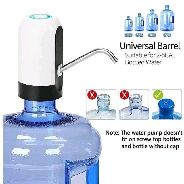 Water Dispenser Electric Pump USB Charging (Category: Water Purifiers & Dispensers) located in Manila. Submitted by wisecat_f7c143 (Listing ID 1464970592, Image 3). Description: AVAILABLE!!! Water Dispenser Electric Pump USB Charging PM ME COD VIA LALAMOVE.