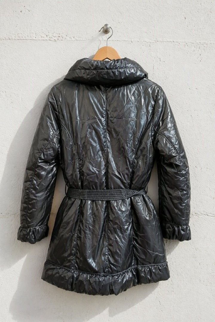 Weekend MaxMara Heavy Padded Jacket (Category: Coats, Jackets and Outerwear) located in Baguio. Submitted by luxeloomarchive (Listing ID 1465073088, Image 2). Description: Weekend MaxMara lightweight puff Jacket ​Stay warm in style with this chic, high-sheen Weekend MaxMara padded jacket. Featuring heavy insulation, a plush shawl collar, feminine ruffled trim at the cuffs and hem, and a cinch-waist belt with a metallic buckle lightweight to wear,