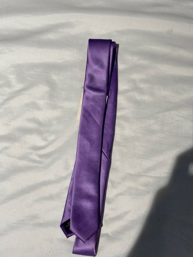 Wharton Plain Lilac Necktie - Purple (Category: Ties) located in Quezon City. Submitted by tanmiguel1998 (Listing ID 1465058531, Image 1). Description: Never Used Height is 5’8.