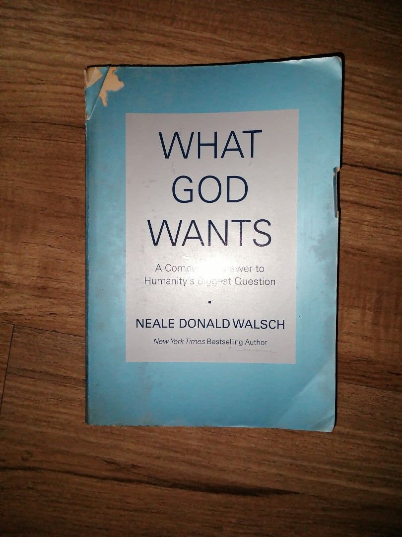 What God Wants: A Compelling Answer to Humanity's Biggest Question (Category: Religion Books) located in Makati City. Submitted by booksbymarvin (Listing ID 1465053134, Image 1). Description: For sale Has slight tear on cover Paperback In good condition MOD, MOP: LBC GRAB, GCASH, BPI.