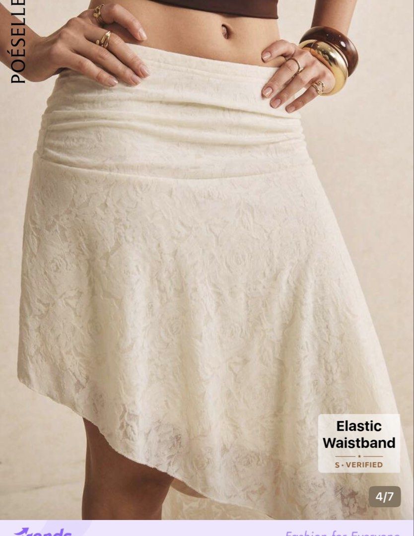 White Asymmetrical Flowy Summer Skirt (Category: Skirts) located in Makati City. Submitted by rohannmana (Listing ID 1465108581, Image 3). Description: never been used, tried on only :) best fit SMALL to MEDIUM. - half dp required to reserve - remaining balance to paid once the item is picked up - mode of payment: gcash/maribank/bdo/bpi/gotyme :D - meet up: around c5 waterfun, taguig only - same day delivery through: lalamove/grab/angkas - delive