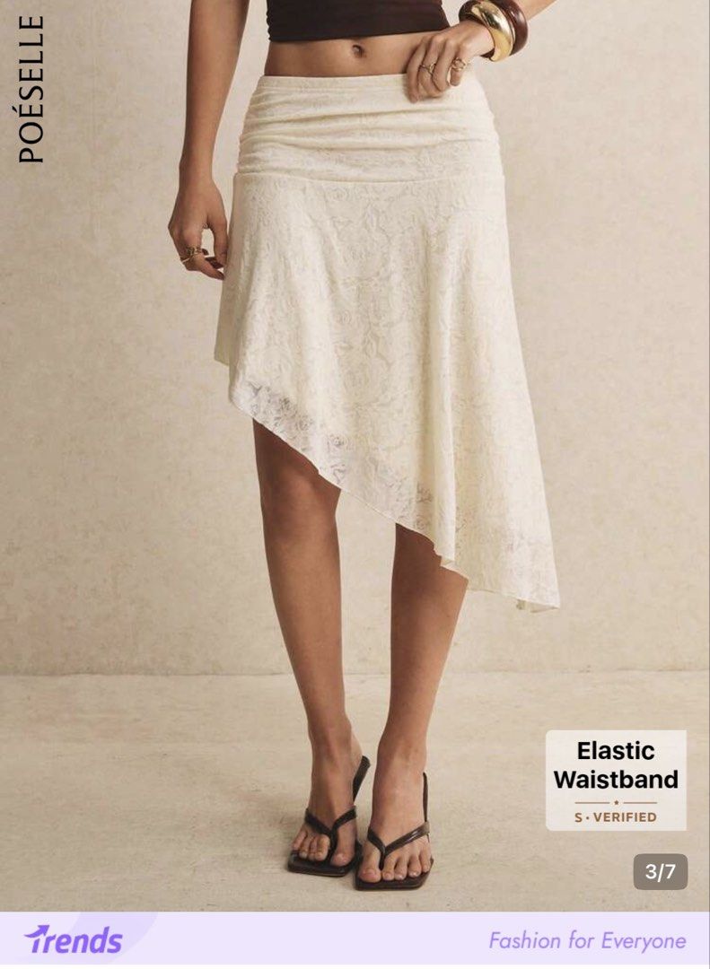 White Asymmetrical Flowy Summer Skirt (Category: Skirts) located in Makati City. Submitted by rohannmana (Listing ID 1465108581, Image 2). Description: never been used, tried on only :) best fit SMALL to MEDIUM. - half dp required to reserve - remaining balance to paid once the item is picked up - mode of payment: gcash/maribank/bdo/bpi/gotyme :D - meet up: around c5 waterfun, taguig only - same day delivery through: lalamove/grab/angkas - delive