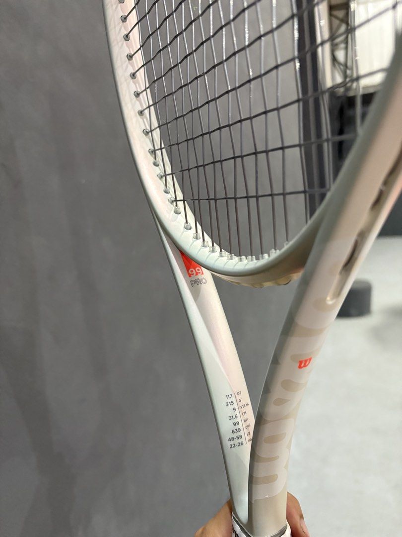 Wilson Shift 99 Pro Tennis Racket (Category: Racket and Ball Sports) located in Quezon City. Submitted by snandyy (Listing ID 1464971583, Image 2). Description: Selling my barely used Wilson Shift 99 Pro RFS: Too heavy 😅 - Grip Size: 2 - Head Size: 99 sq. in. - Weight: 315g (unstrung) - String Pattern: 18x20 - No issues - 💳: GCash/Maya/BPI/BDO - 📍: Quezon City - Shipping c/o buyer .