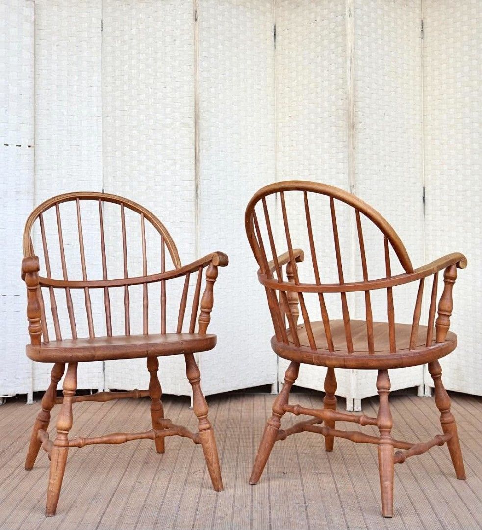Windsor Accent Chair (Category: Chairs) located in Meycauayan. Submitted by marygracecasimiro (Listing ID 1465072024, Image 1). Description: JAPAN SURPLUS FURNITURE "STELLAS FURNITURE" 2PCS WINDSOR ACCENT CHAIRS SOLID WOOD Size 22.20L x 17.5W x 17SH x 34H in inches (AS-IS ITEM) *Minimal Scratch Only IN GOOD CONDITION💚.