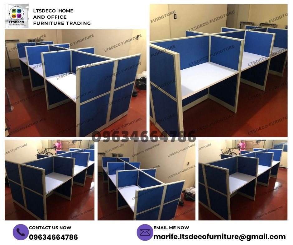 workstation modular table customized (Category: Office Furniture & Fixtures) located in Caloocan City. Submitted by lara.ltsdeco (Listing ID 1465033004, Image 2). Description: 👉Are you looking for WORKSTATION, MODULAR CUBICLES OFFICE PARTITION, and OFFICE FURNITURE SUPPLIER? LTSDECO Furniture, is direct supplier, manufacturer, and trusted provider of high quality, affordable and durable modular office divider partition, home and office furniture